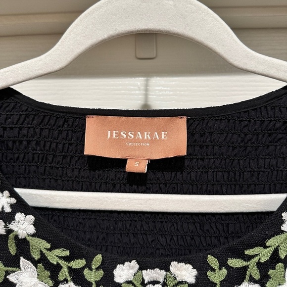 Jessakae Tulle Embroidered Clara Knee Length Dress - Picture 10 of 13